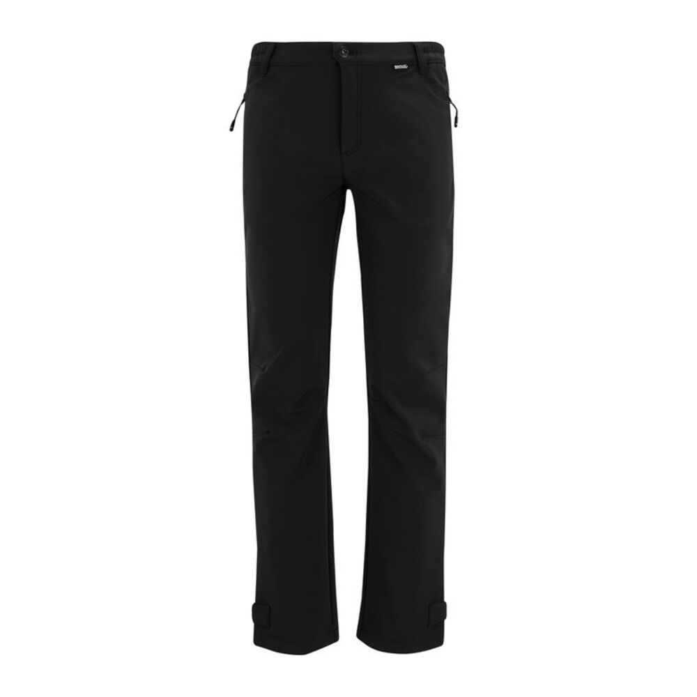 Regatta Mens Geo Softshell Hiking Trousers / Black